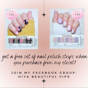 free MYSTERY set of nail polish strips